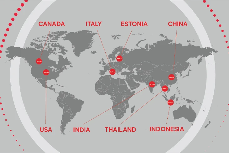 Avro Global Locations